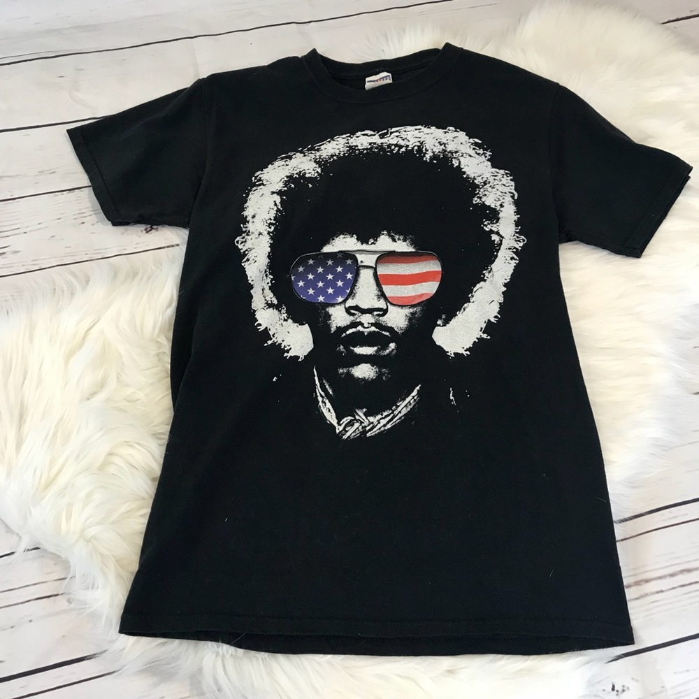 Jimmi Hendrix black T shirt size small